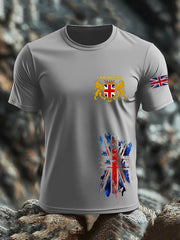 Men's British Short Sleeves Printed T-shirt vetvanguards