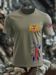 Men's British Short Sleeves Printed T-shirt vetvanguards