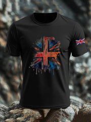 Men's British Short-Sleeved Printed T-shirt vetvanguards