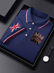 Men's Vintage England Flag Casual Shirt vetvanguards