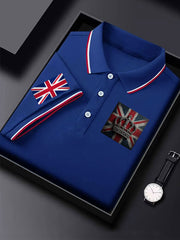 Men's Vintage England Flag Casual Shirt vetvanguards
