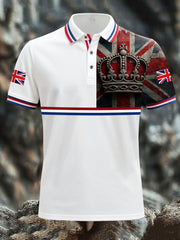 Men's Vintage England Flag Casual Shirt vetvanguards