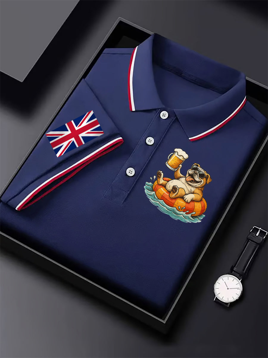 Men's Vintage England Flag Casual Shirt vetvanguards