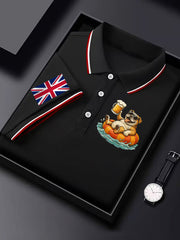 Men's Vintage England Flag Casual Shirt vetvanguards