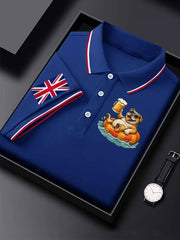 Men's Vintage England Flag Casual Shirt vetvanguards