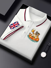 Men's Vintage England Flag Casual Shirt vetvanguards