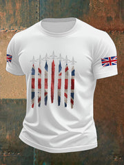 Men's UK Flag Jet Printed T-shirt vetvanguards