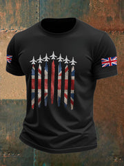 Men's UK Flag Jet Printed T-shirt vetvanguards