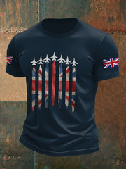 Men's UK Flag Jet Printed T-shirt vetvanguards
