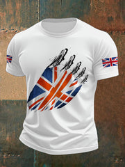 Men's UK Flag Jet Printed T-shirt vetvanguards