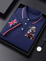 Men's Vintage England Flag Casual Shirt vetvanguards