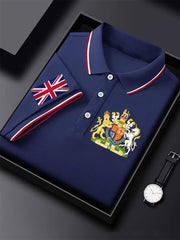 Men's United Kingdom Print Short Sleeve Shirt vetvanguards