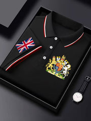 Men's United Kingdom Print Short Sleeve Shirt vetvanguards