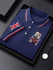 Men's Vintage England Flag Casual Shirt vetvanguards