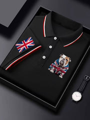 Men's Vintage England Flag Casual Shirt vetvanguards