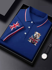 Men's Vintage England Flag Casual Shirt vetvanguards