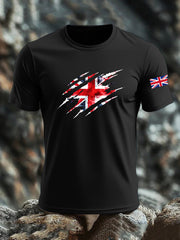 Men's UK Flag Printed T-shirt vetvanguards