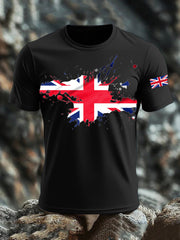 Men's UK Flag Printed T-shirt vetvanguards