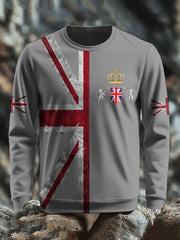 Men's UK Flag Printed Sweatshirt vetvanguards