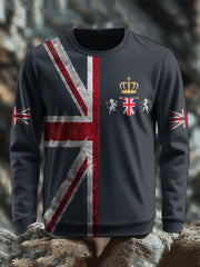 Men's UK Flag Printed Sweatshirt vetvanguards