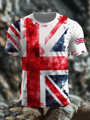 Men's UK Flag Printed T-shirt vetvanguards