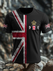 Men's UK Flag Printed T-shirt vetvanguards