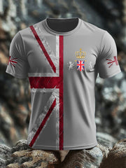 Men's UK Flag Printed T-shirt vetvanguards