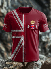 Men's UK Flag Printed T-shirt vetvanguards
