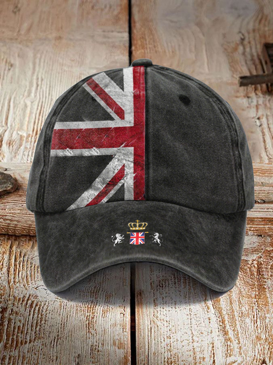 Unisex UK Flag Print Hat vetvanguards