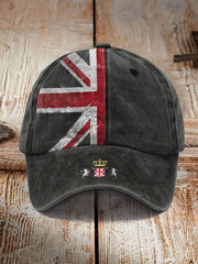 Unisex UK Flag Print Hat vetvanguards