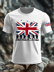 Men's UK Flag Printed T-shirt vetvanguards
