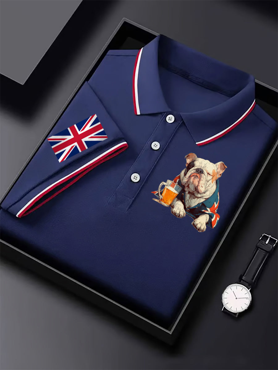 Men's Vintage England Flag Casual Shirt vetvanguards