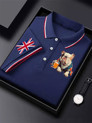 Men's Vintage England Flag Casual Shirt vetvanguards