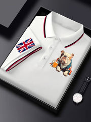 Men's Vintage England Flag Casual Shirt vetvanguards