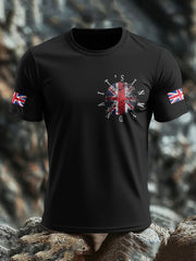 Men's UK Flag Printed T-shirt vetvanguards