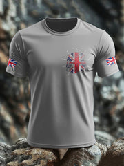 Men's UK Flag Printed T-shirt vetvanguards