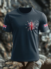 Men's UK Flag Printed T-shirt vetvanguards