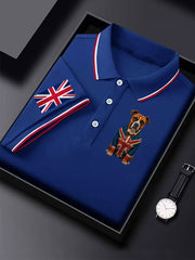 Men's Vintage England Flag Casual Shirt vetvanguards
