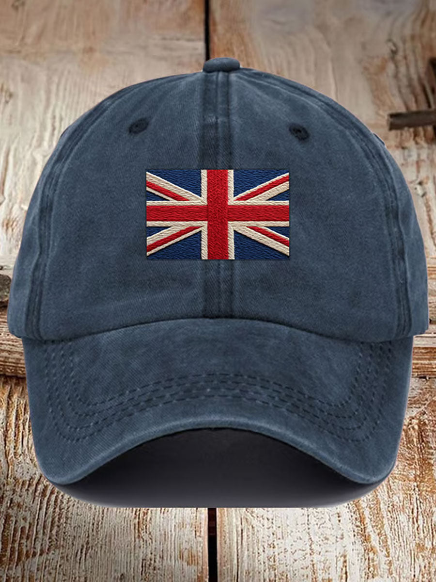 Unisex UK Flag Printed Hat vetvanguards