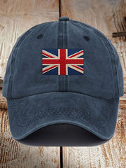 Unisex UK Flag Printed Hat vetvanguards