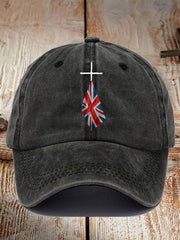 Unisex UK Flag Printed Hat vetvanguards