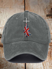 Unisex UK Flag Printed Hat vetvanguards