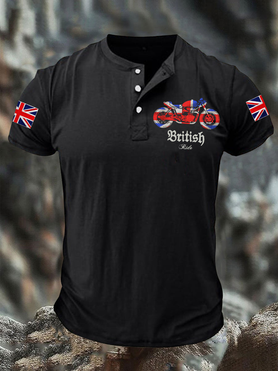 Men's British Ride Short sleeve T-shirt vetvanguards
