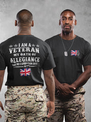 Men's British Army Veteran T-Shirt vetvanguards
