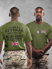 Men's British Army Veteran T-Shirt vetvanguards