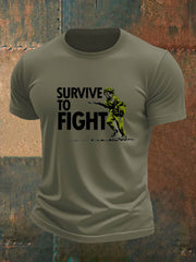 Men's british veteran imitation cotton short-sleeved T-shirt vetvanguards