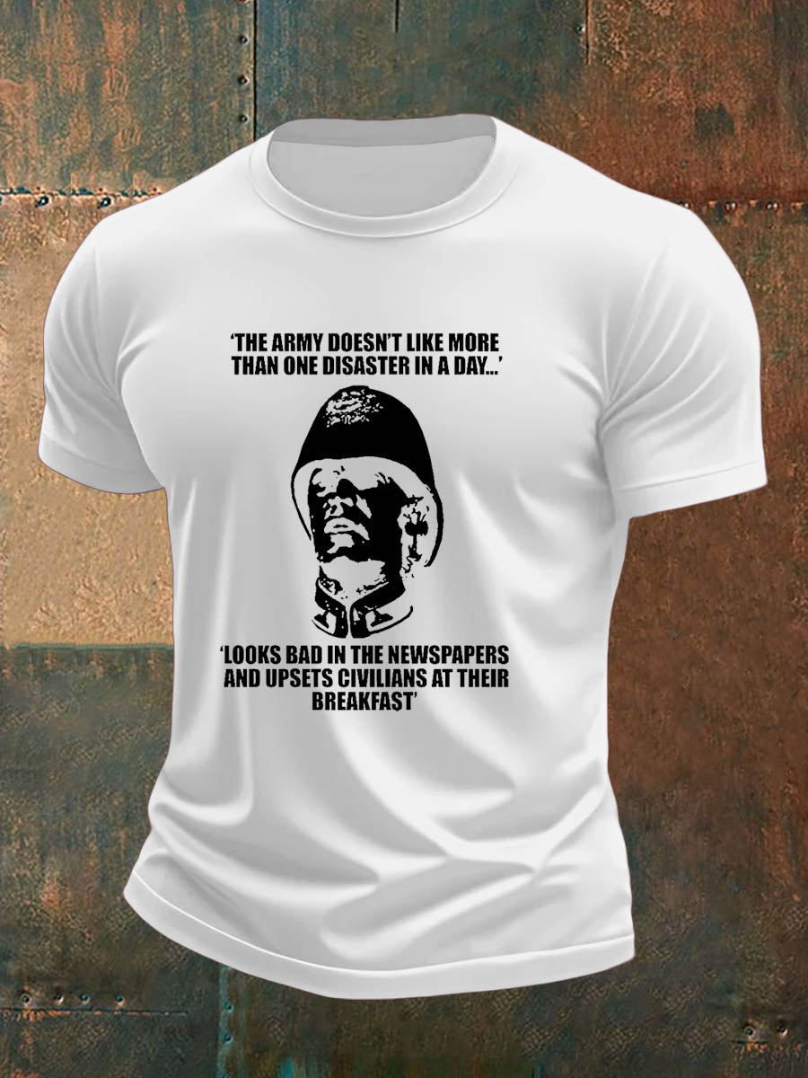 Men's  british veteran imitation cotton short-sleeved T-shirt vetvanguards