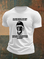 Men's  british veteran imitation cotton short-sleeved T-shirt vetvanguards