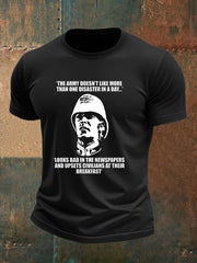 Men's  british veteran imitation cotton short-sleeved T-shirt vetvanguards