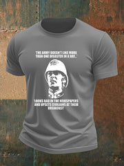 Men's  british veteran imitation cotton short-sleeved T-shirt vetvanguards